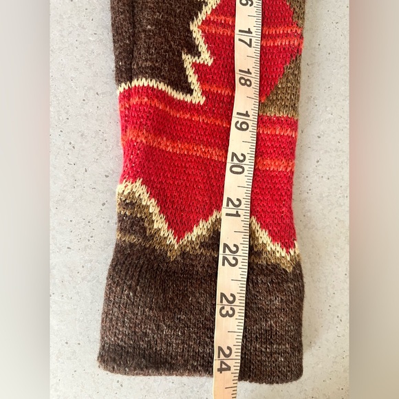 Lauren Ralph Lauren Red and Brown Patterned Cardigan - Picture 14 of 16